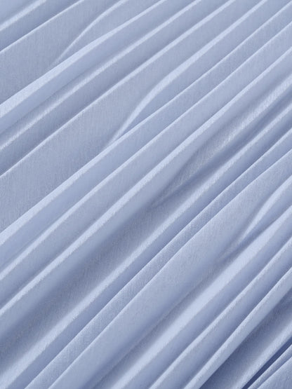 エアリーミックスプリーツスカート-short & regular　[通常]