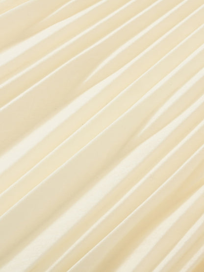 エアリーミックスプリーツスカート-short & regular　[通常]