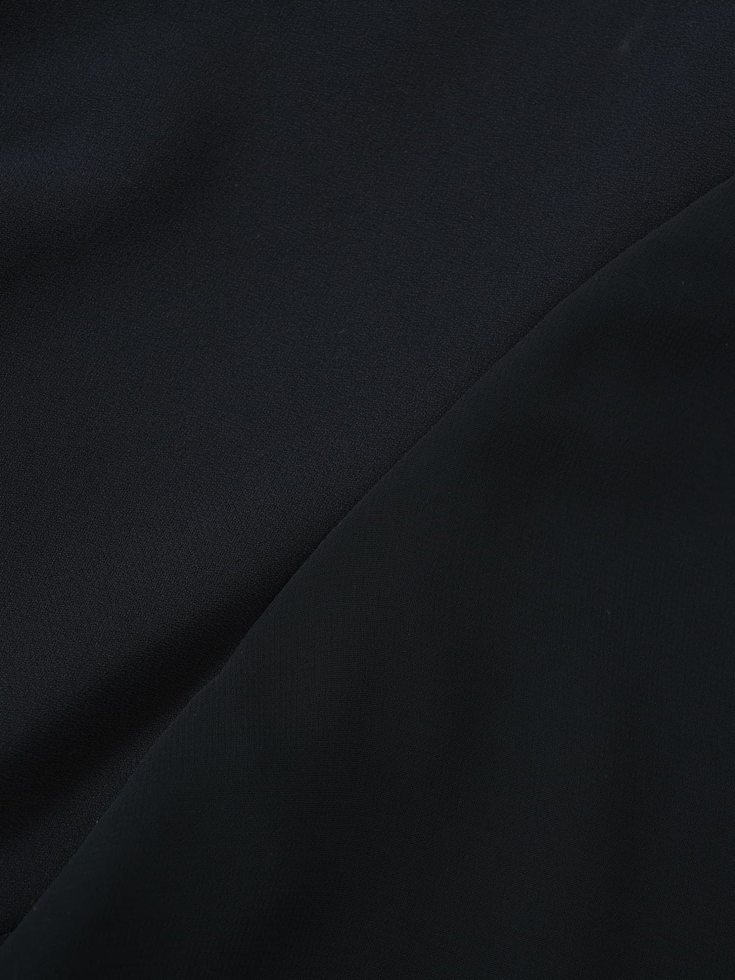 トリアセジョーゼットシームデザインワンピース-short & regular　[通常]