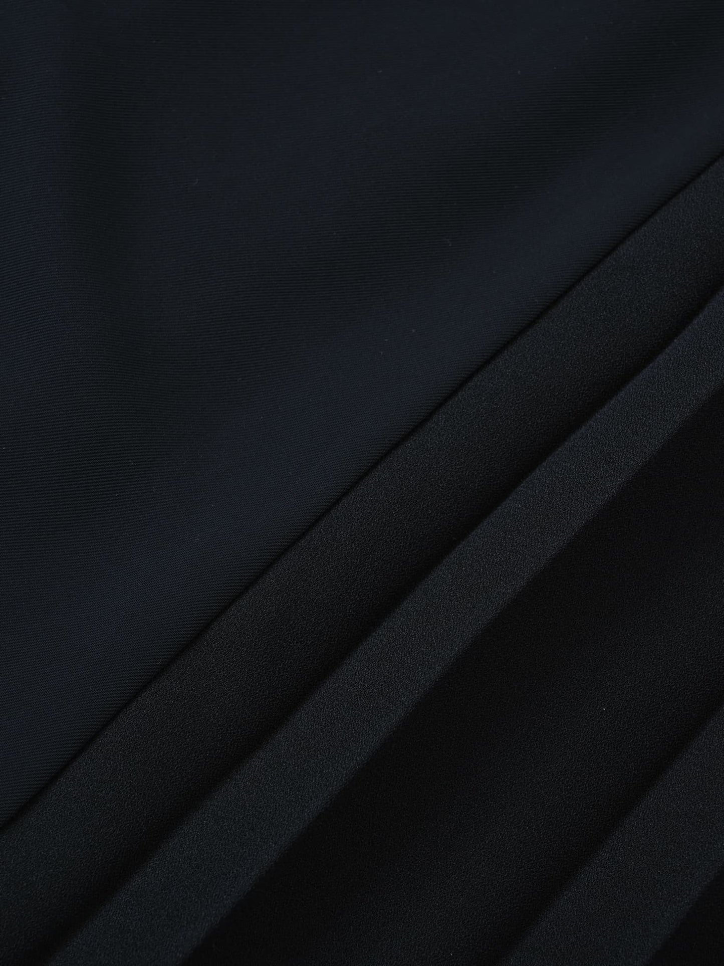 ベルト付きサイドプリーツワンピース-short & regular　[通常]