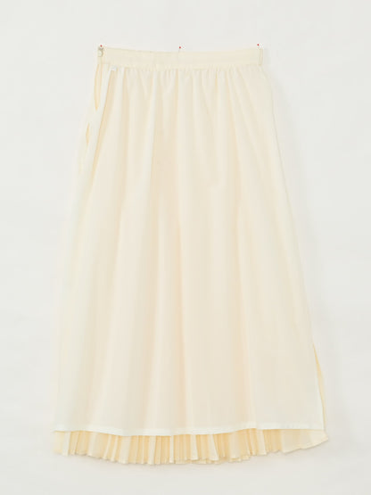 エアリーミックスプリーツスカート-short & regular　[通常]