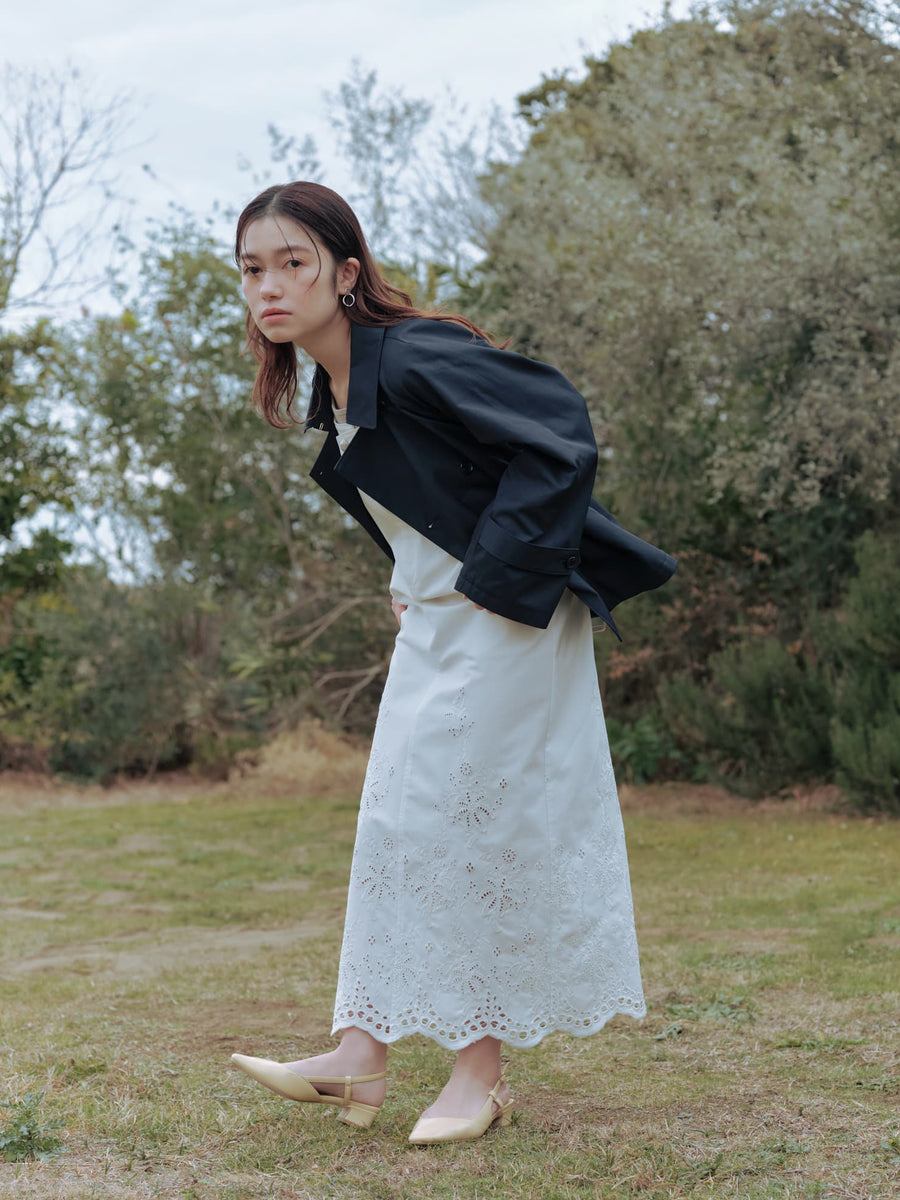 エンブロイダリージャンパースカート-short & regular　[通常]