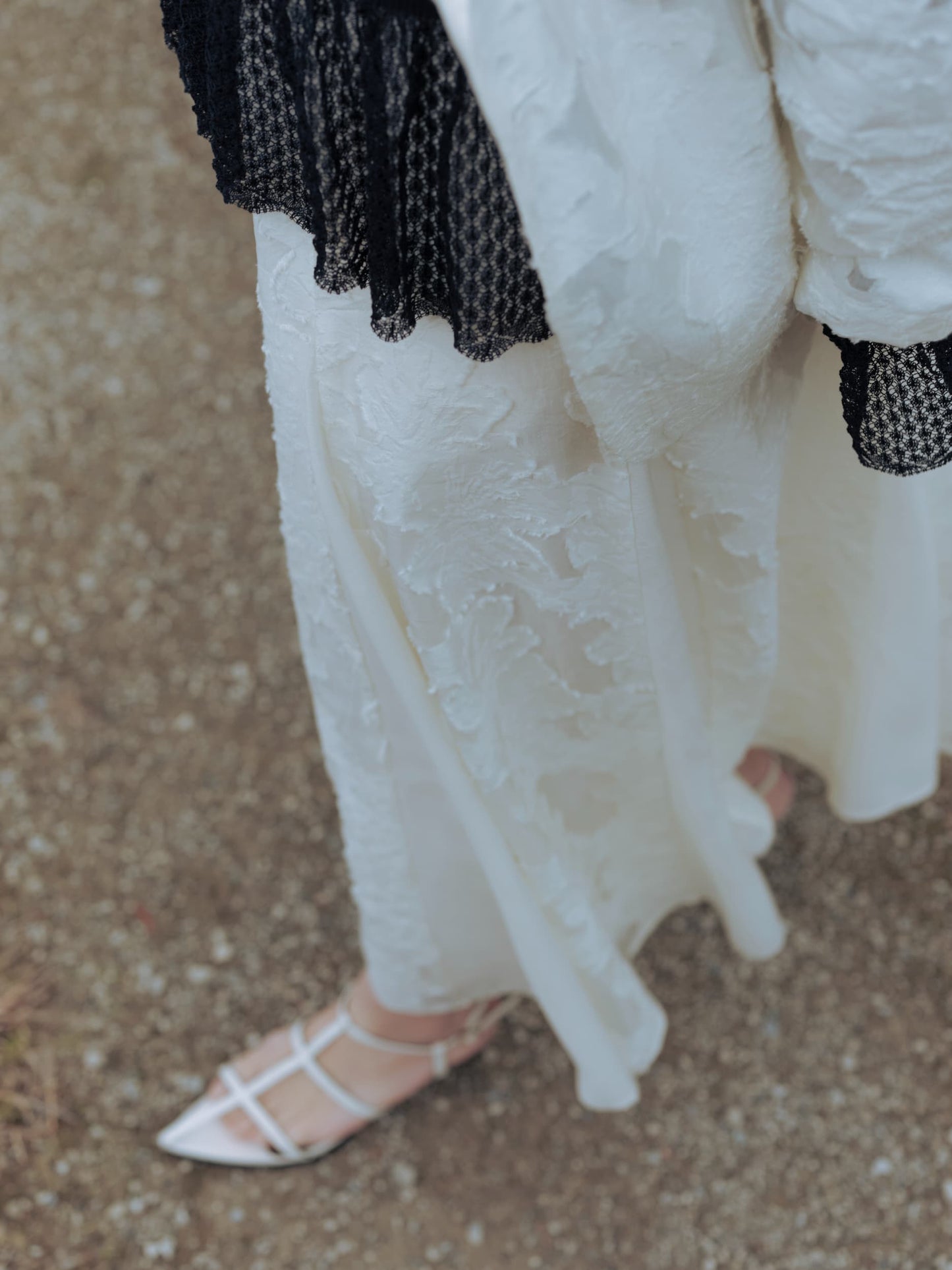 2wayレースぺプラムトップス　[通常]