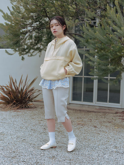 カットワークヘムブラウス　[通常]