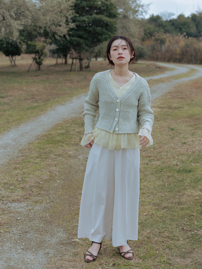 2wayレースぺプラムトップス　[通常]