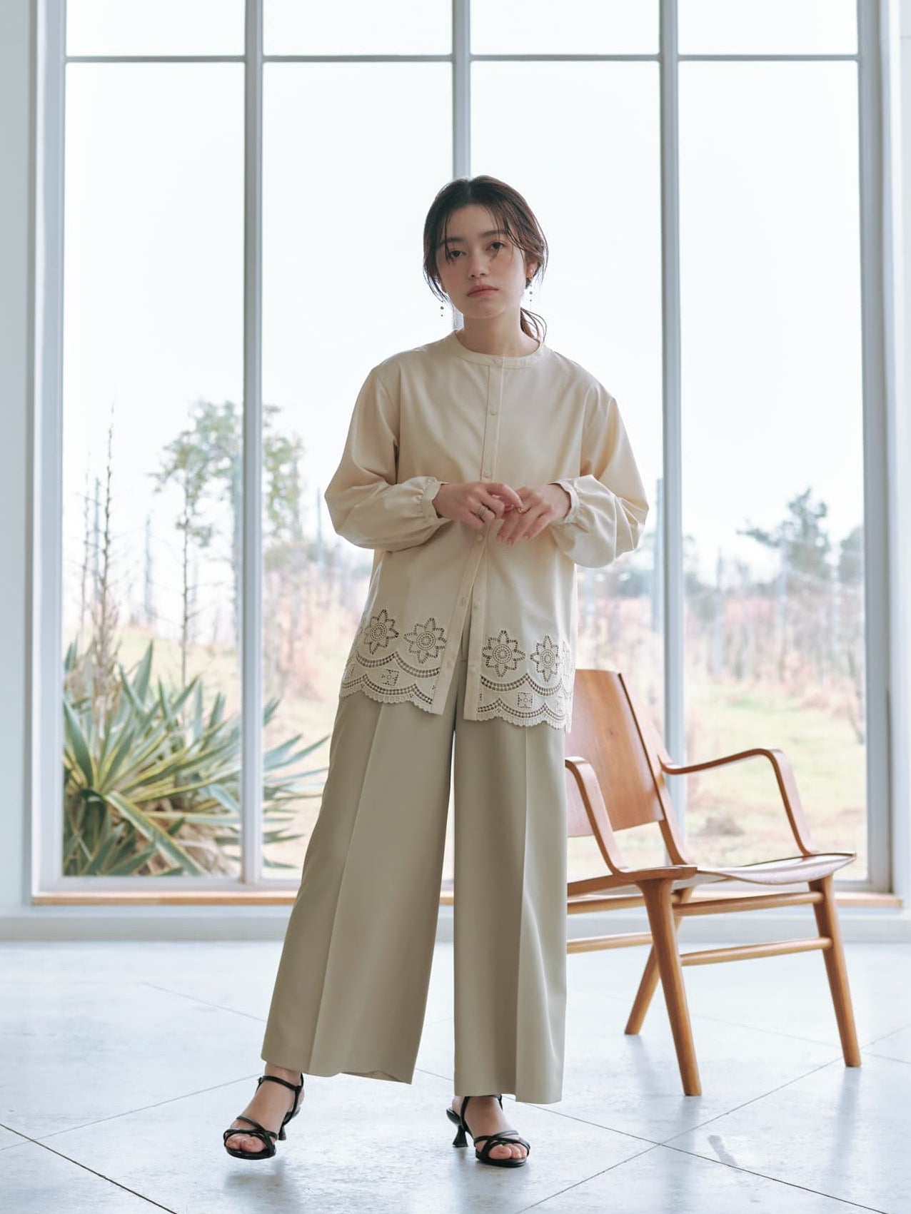 152cm | B:80 W:62 H:83 股下:69 | regular-XS着用