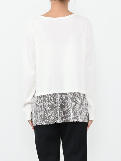 レースドッキングカットソー　[通常]