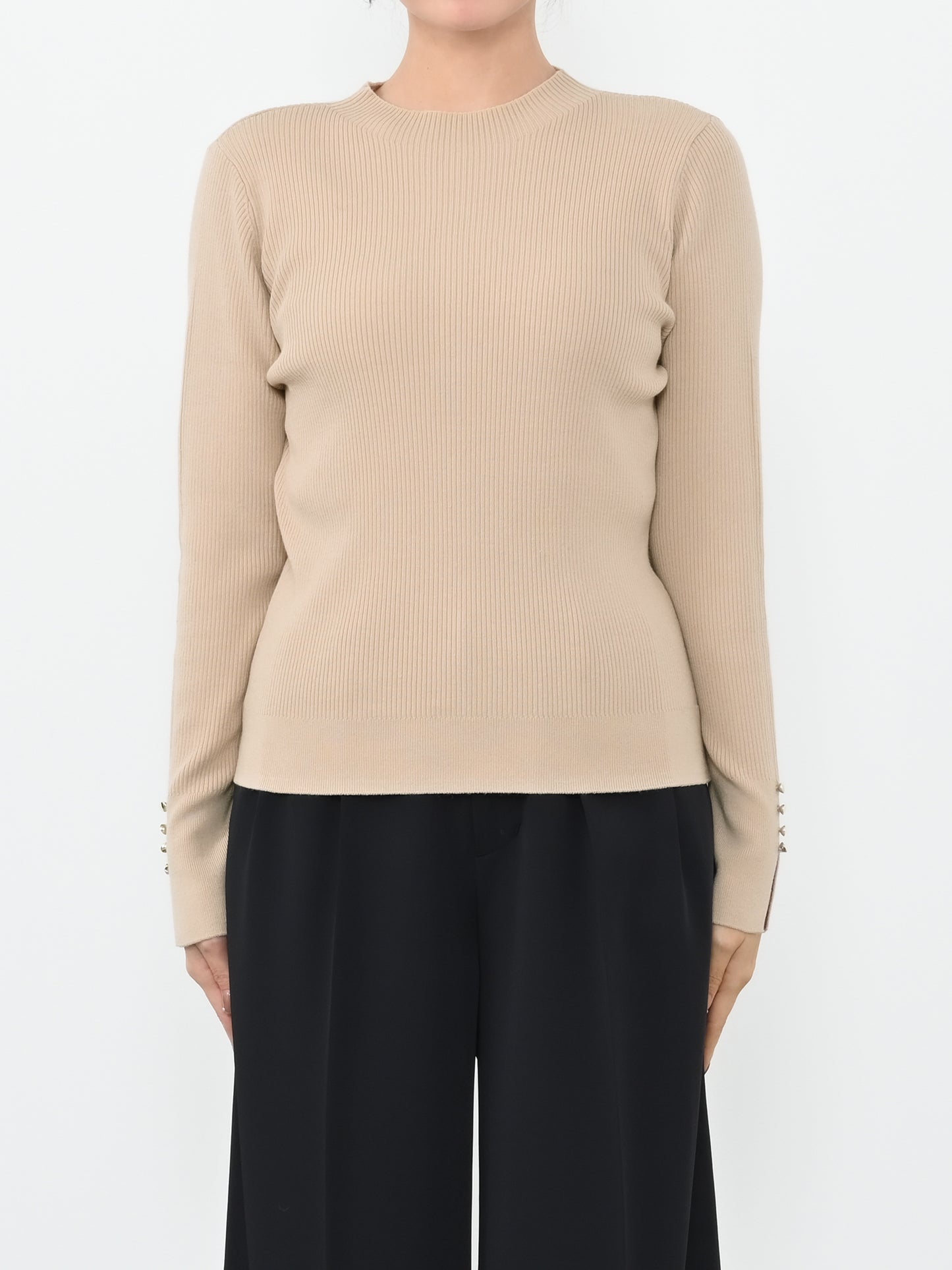 ※こちらが実物のカラーに一番お色味が近くなっております。（ベージュ）<br>149cm | B:77 W:60 H:83 股下:68.5 | ワンサイズ着用