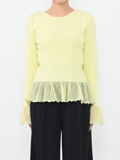 2wayレースぺプラムトップス　[通常]