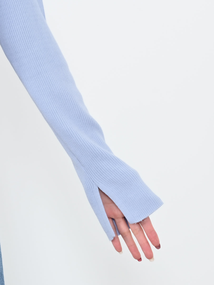 シルキーコットンゴールドボタンニットカーディガン　[通常]