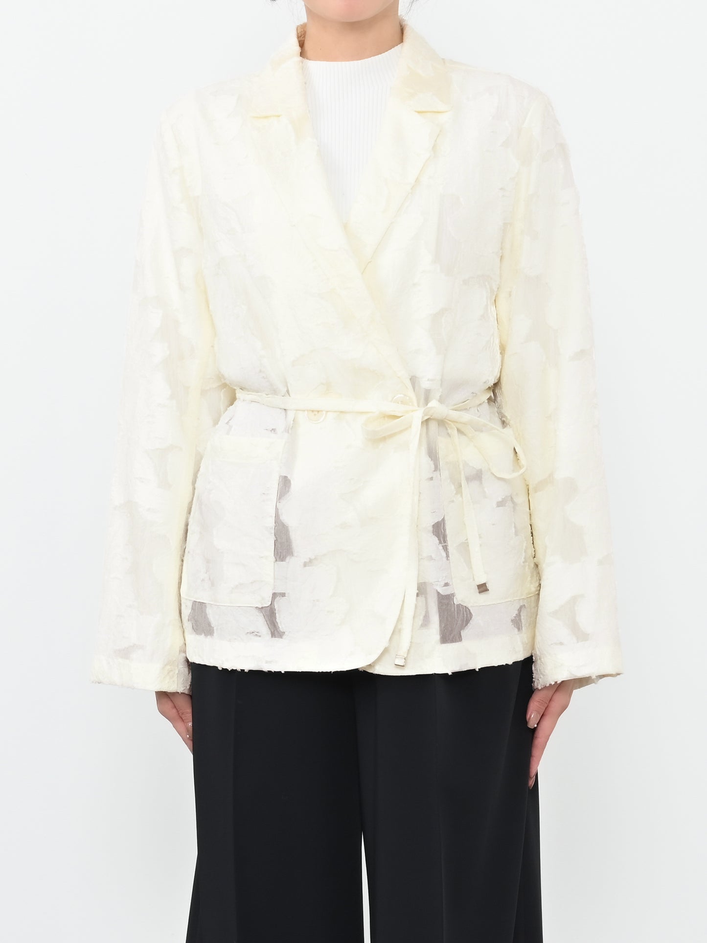 ※こちらが実物のカラーに一番お色味が近くなっております。（アイボリー）<br>149cm | B:77 W:60 H:83 股下:68.5 | ワンサイズ着用