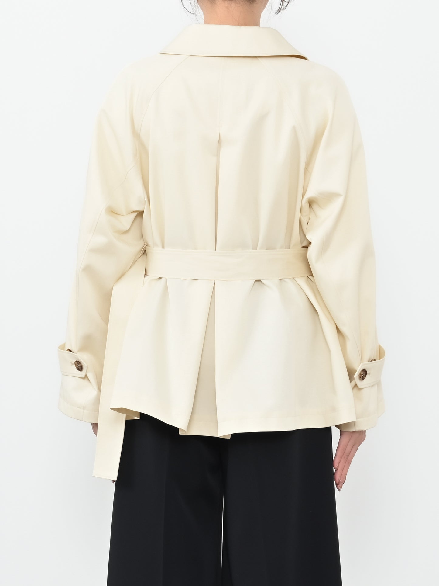 バックタックミドルトレンチコート　[通常]