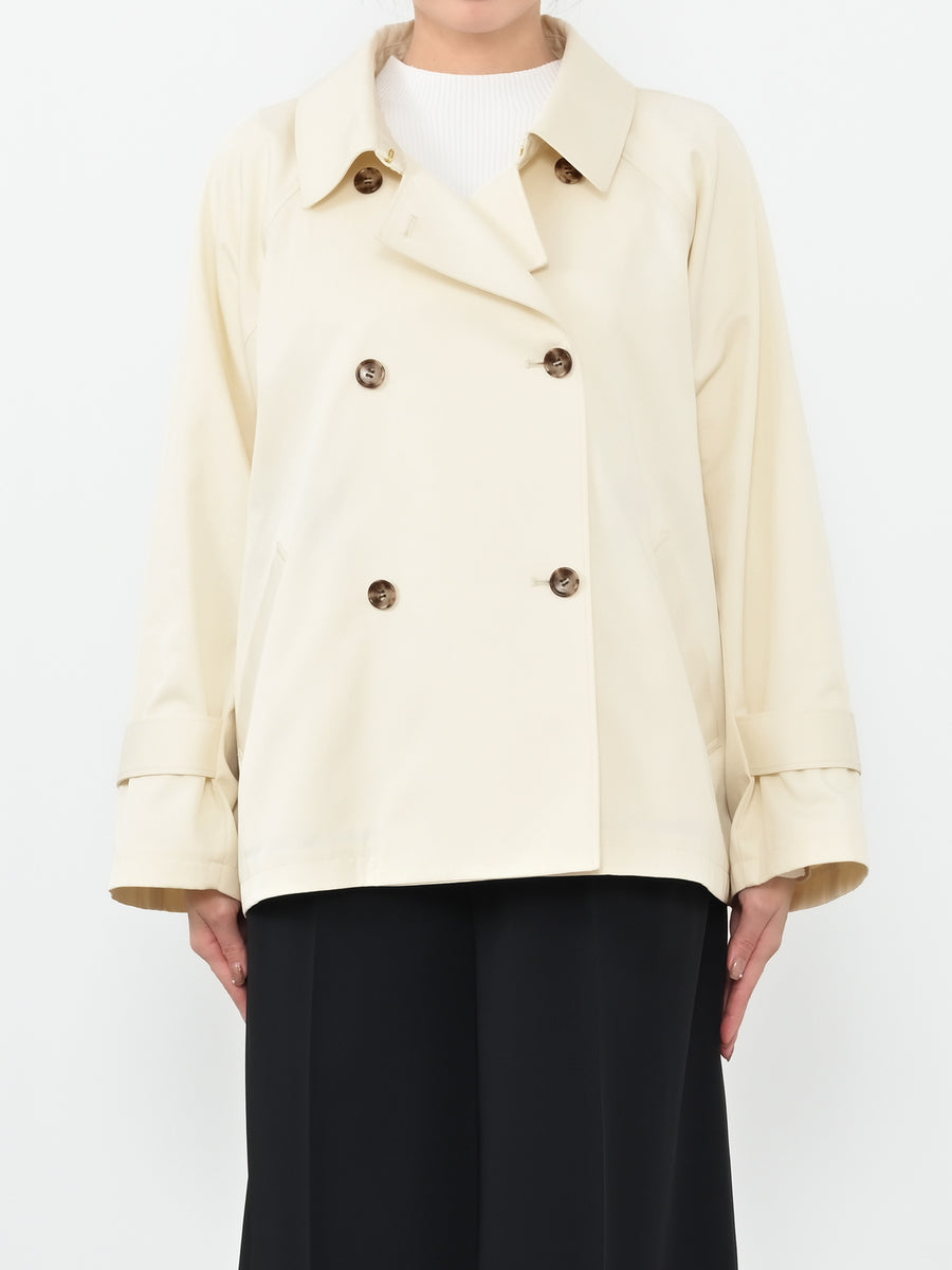 バックタックミドルトレンチコート　[通常]