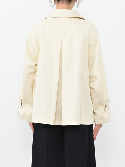 バックタックミドルトレンチコート　[通常]