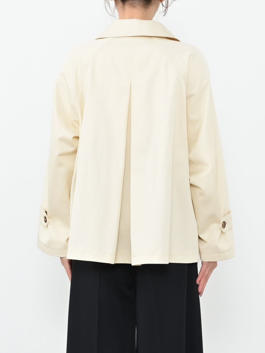 バックタックミドルトレンチコート　[通常]