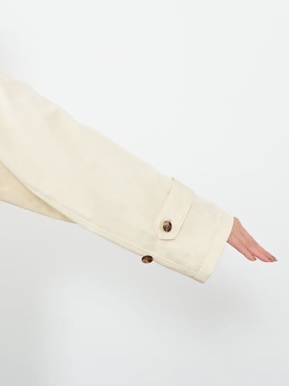 バックタックミドルトレンチコート　[通常]