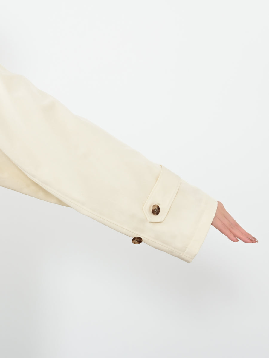 バックタックミドルトレンチコート　[通常]