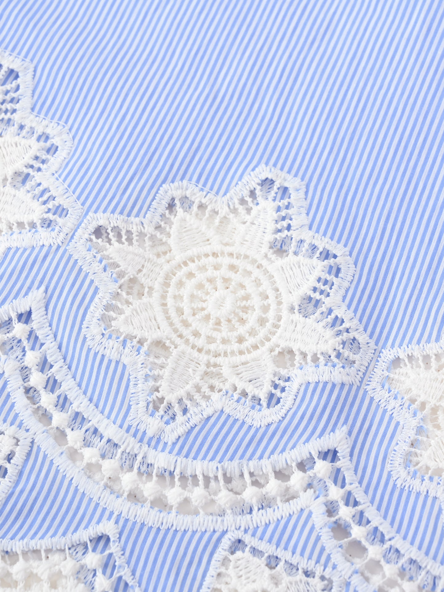 カットワークヘムブラウス　[通常]