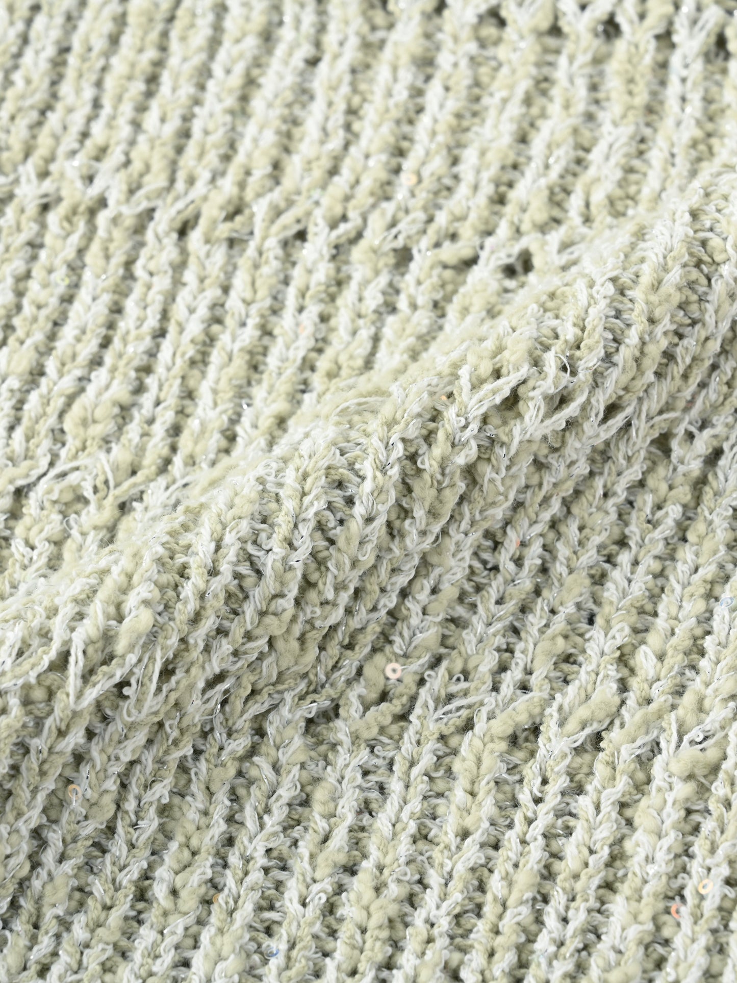 スラブミックススパンコールカーディガン　[通常]