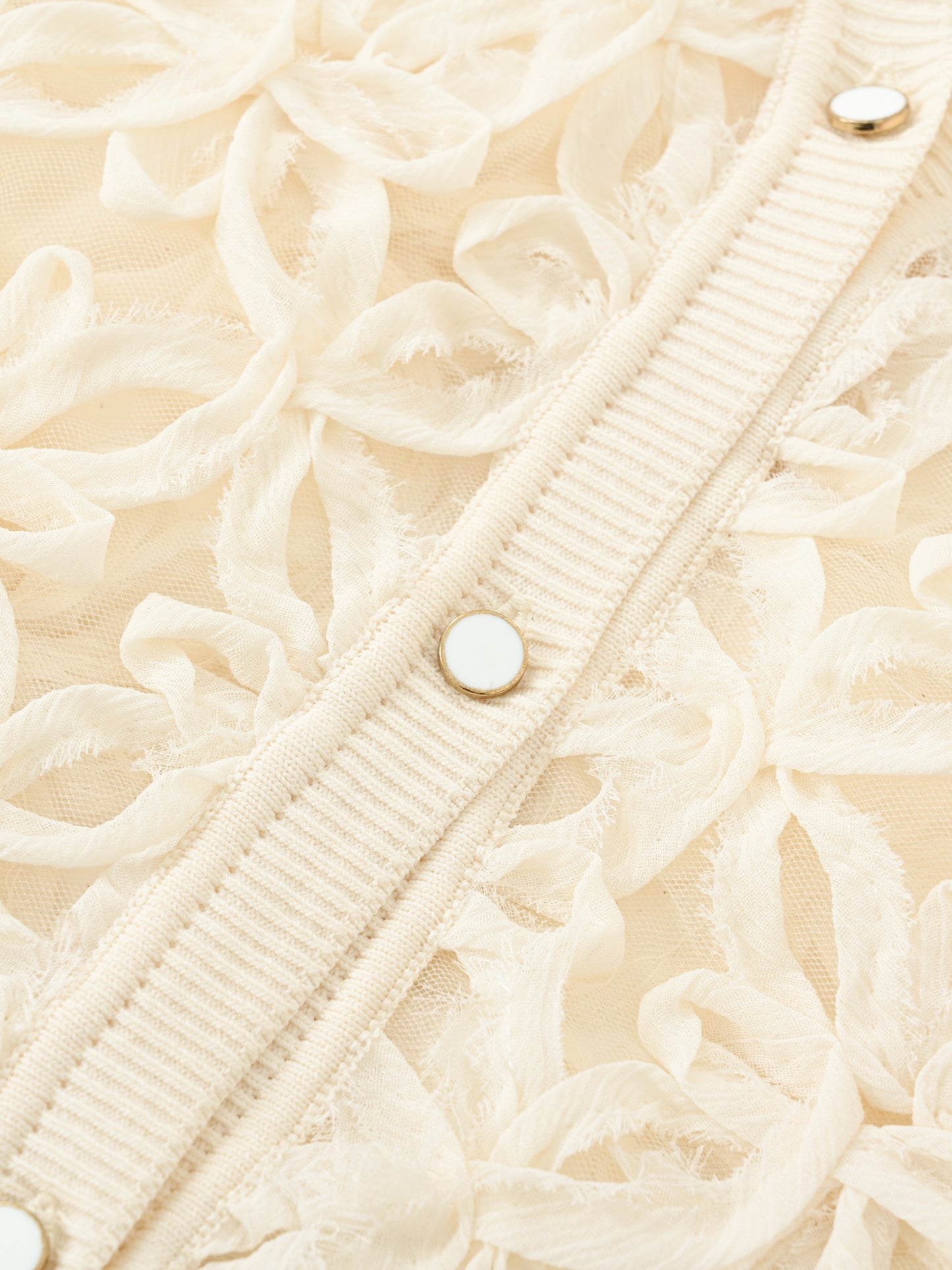 フラワーエンブロイダリーカーディガン　[通常]