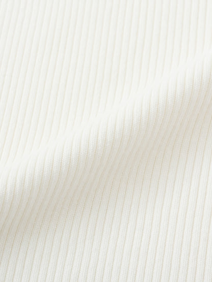 シルキーコットンゴールドボタンニットカーディガン　[通常]