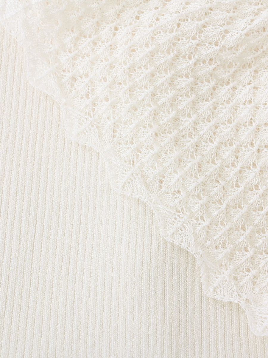 2wayレースぺプラムトップス　[通常]