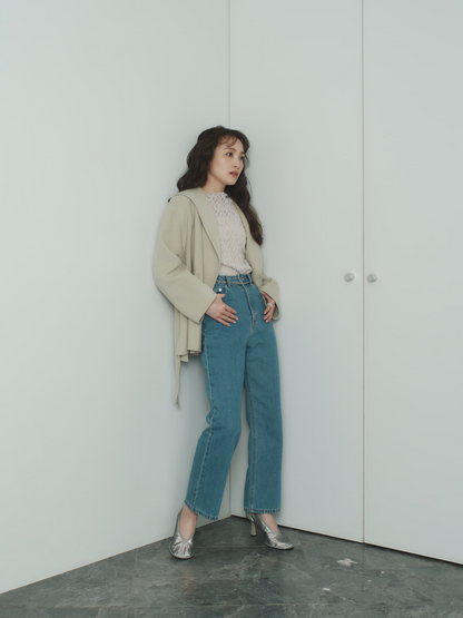 ストレッチレースカットソー　[通常]