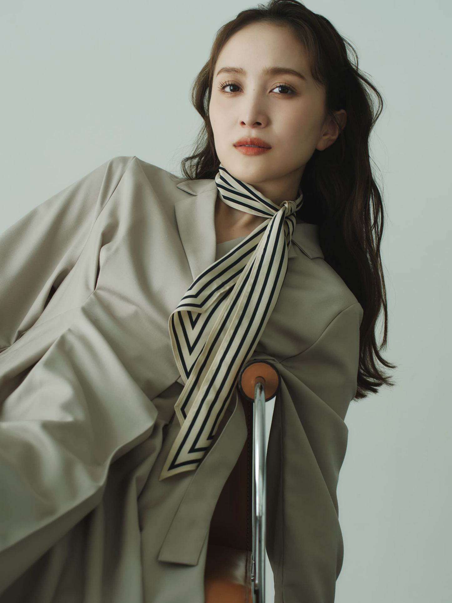 ウエストベルトテーラードワンピース-short & regular　[通常]