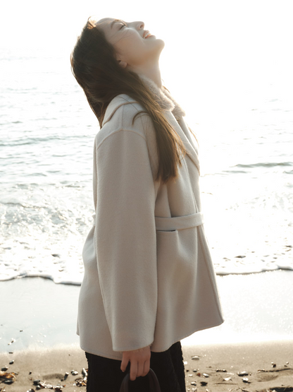 ＜sweetweb掲載＞ウールリバーミドルコート　[通常]