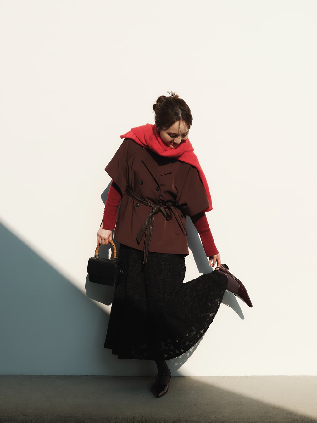 2wayケープトレンチコート　[通常]