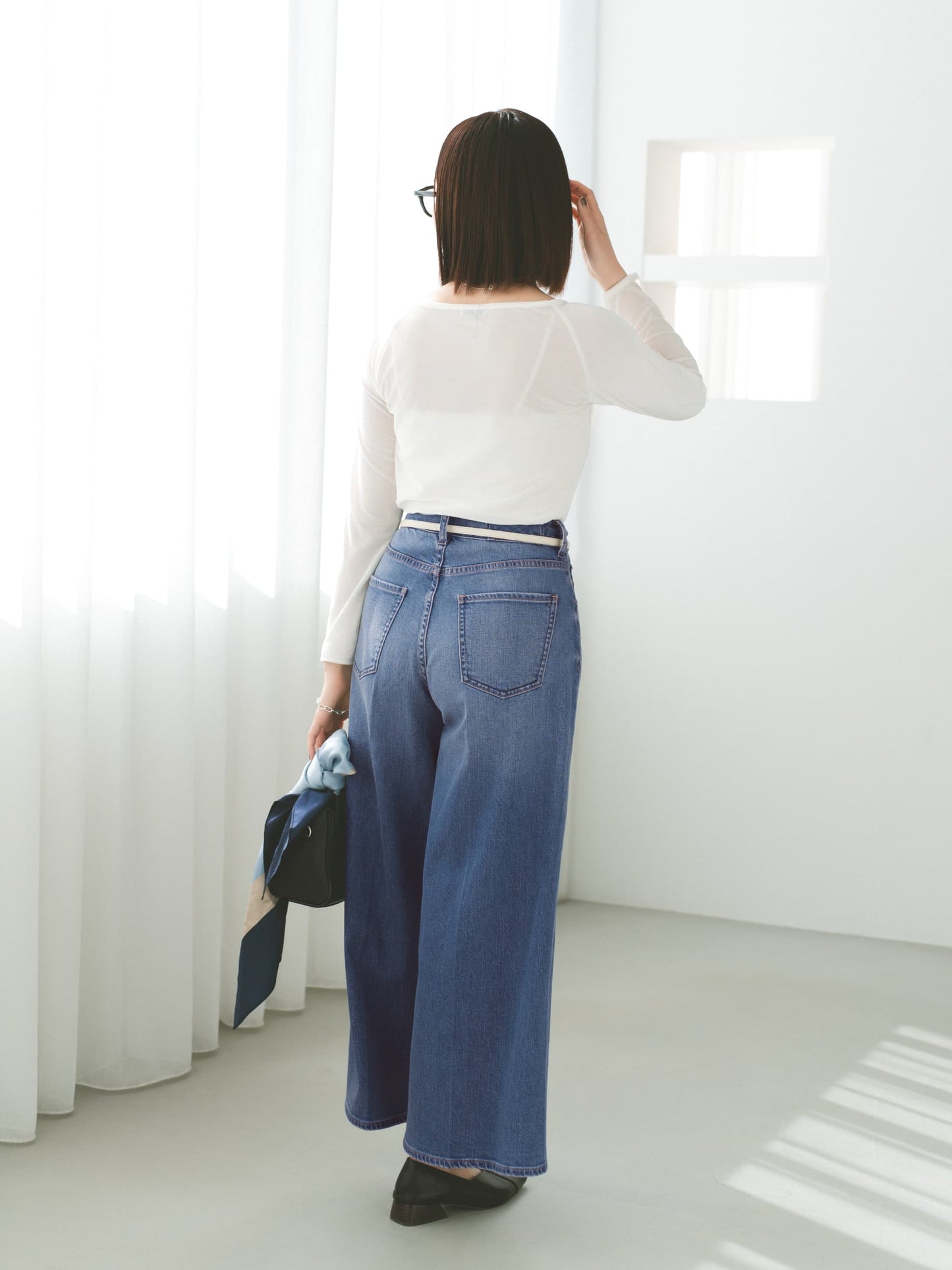 【Healthy DENIM×COHINA】BABY GINGER センタープレスデニム-short & regular　[通常]