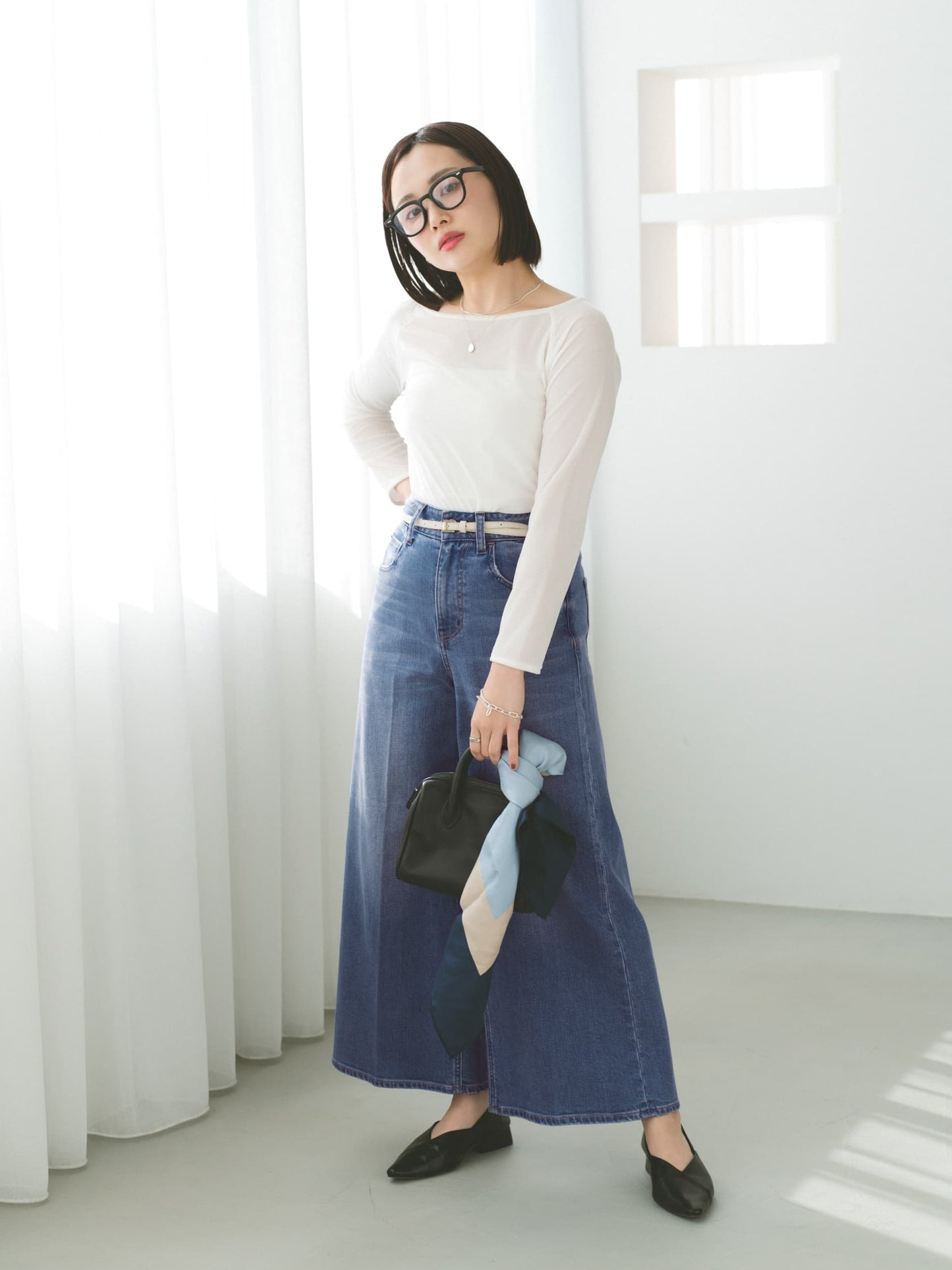 【Healthy DENIM×COHINA】BABY GINGER センタープレスデニム-short & regular　[通常]