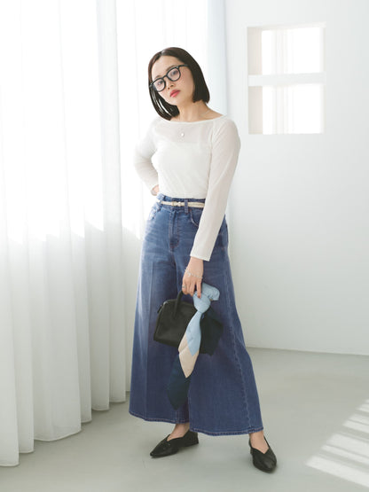 【Healthy DENIM×COHINA】BABY GINGER センタープレスデニム-short & regular　[通常]