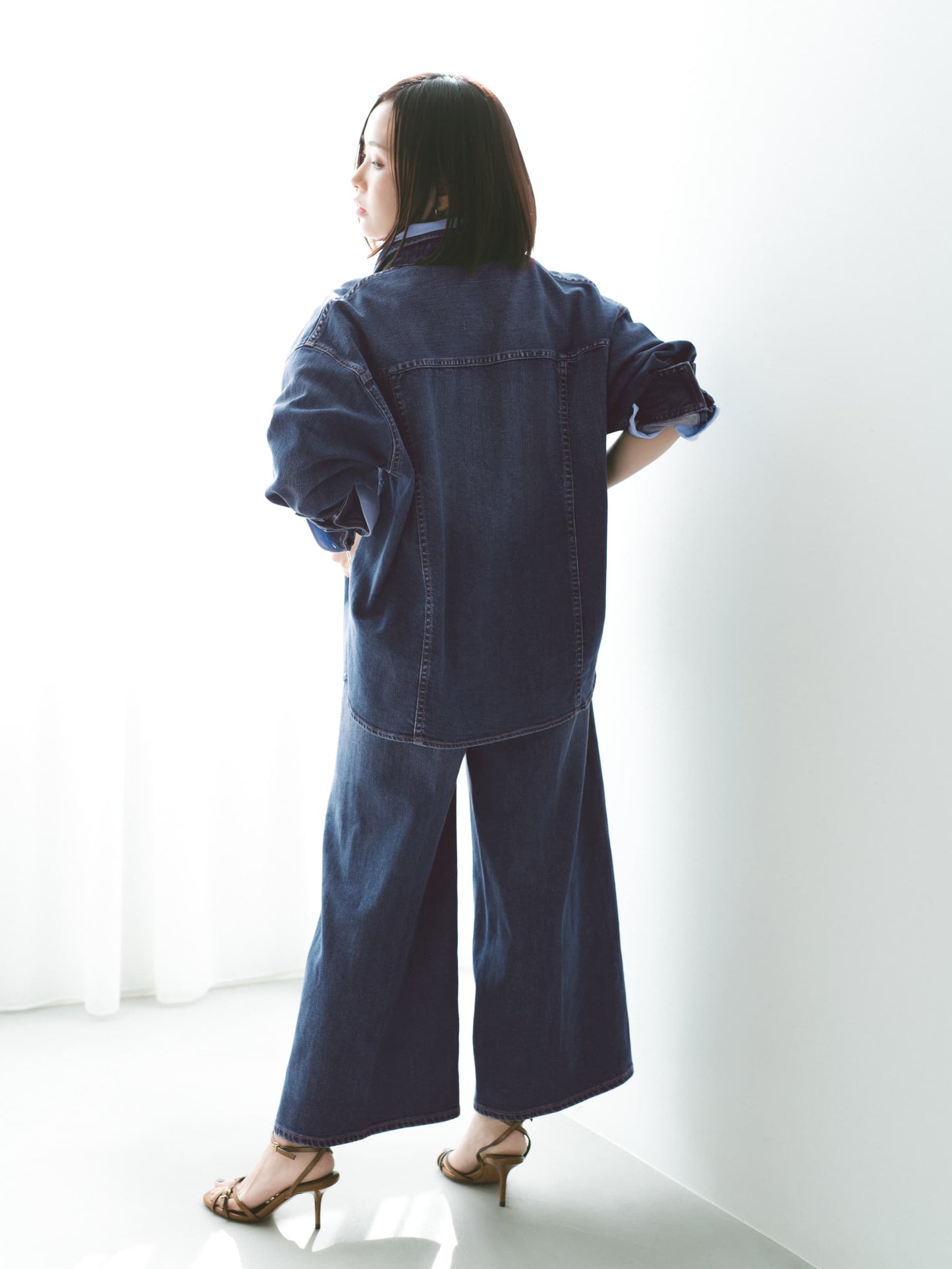 【Healthy DENIM×COHINA】BABY GINGER センタープレスデニム-short & regular　[通常]