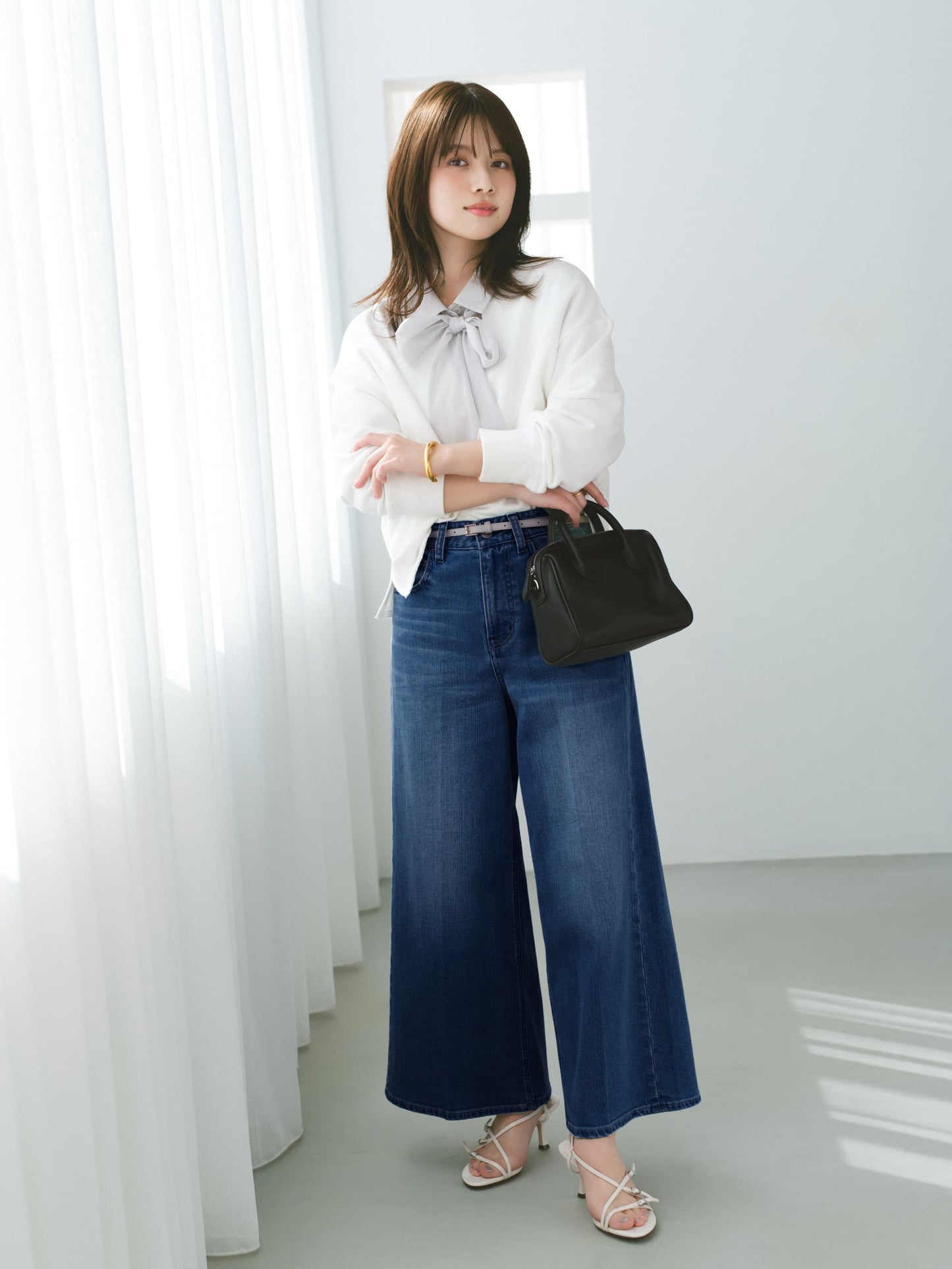 【Healthy DENIM×COHINA】BABY GINGER センタープレスデニム-short & regular　[通常]