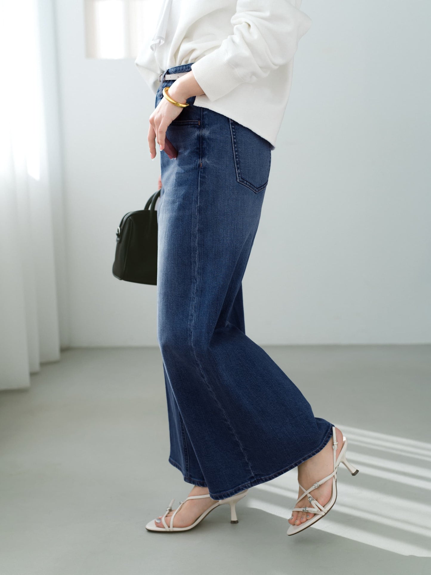 【Healthy DENIM×COHINA】BABY GINGER センタープレスデニム-short & regular　[通常]