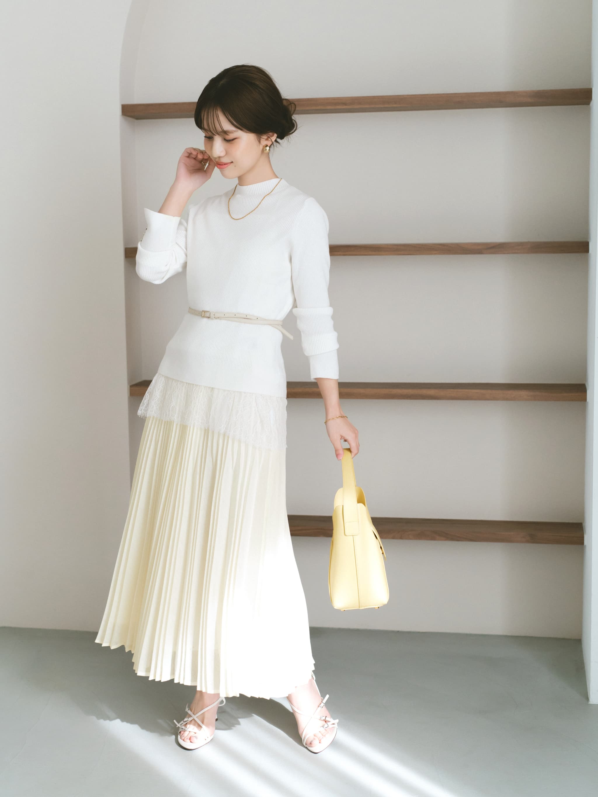 レースドッキングキャミソール | 小柄・低身長女性向けファッション