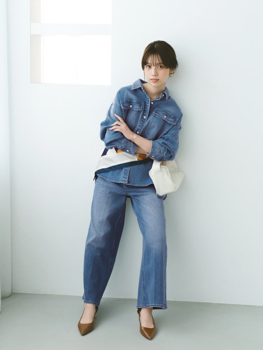 151cm | B:76.5 W:59.5 H:85 股下:70 | regular-XS着用