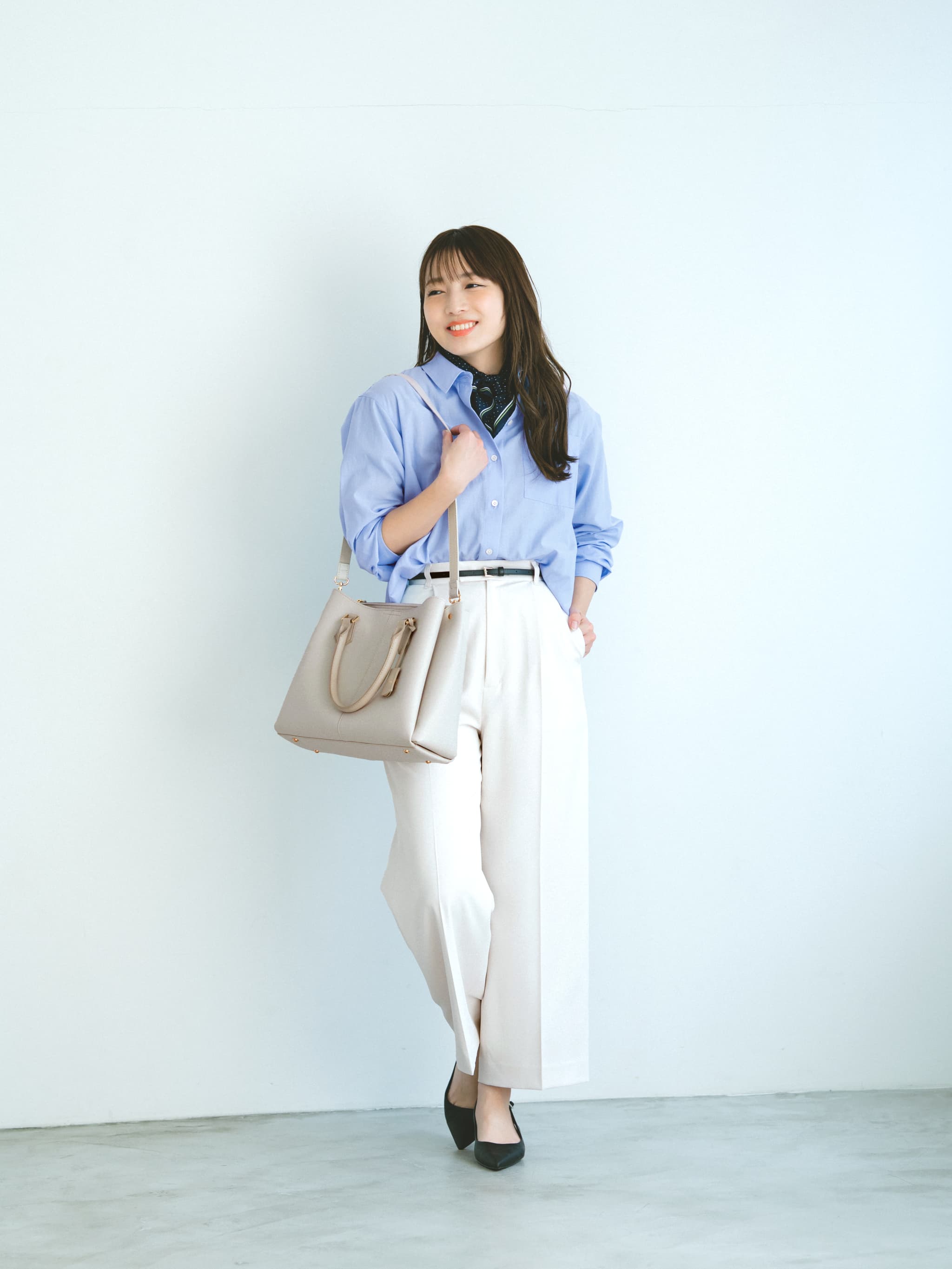 VISコラボ】【軽量】チャーム付き2wayトート | 小柄・低身長女性向け