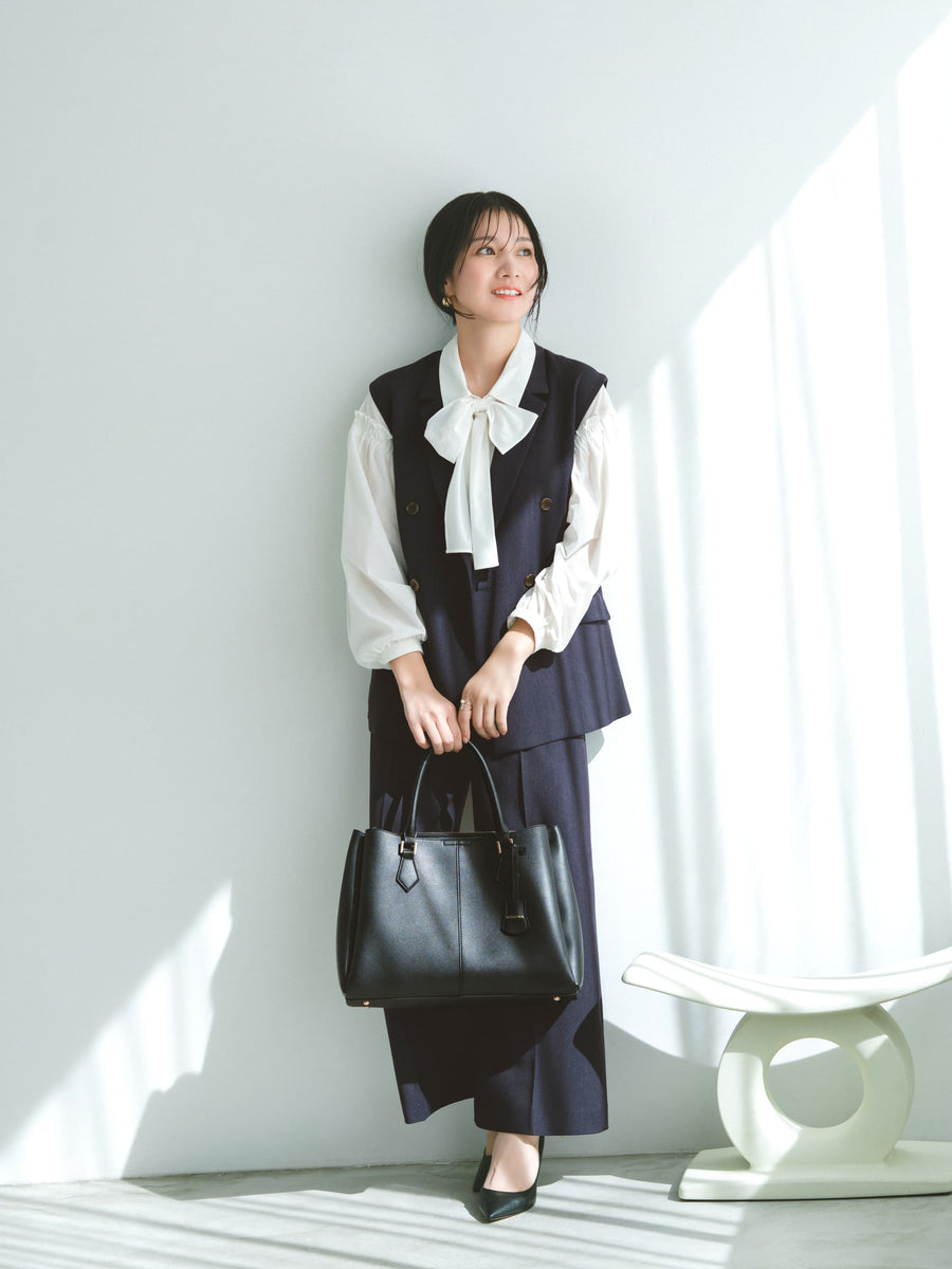 【VISコラボ】【軽量】チャーム付き2wayトート　[通常]