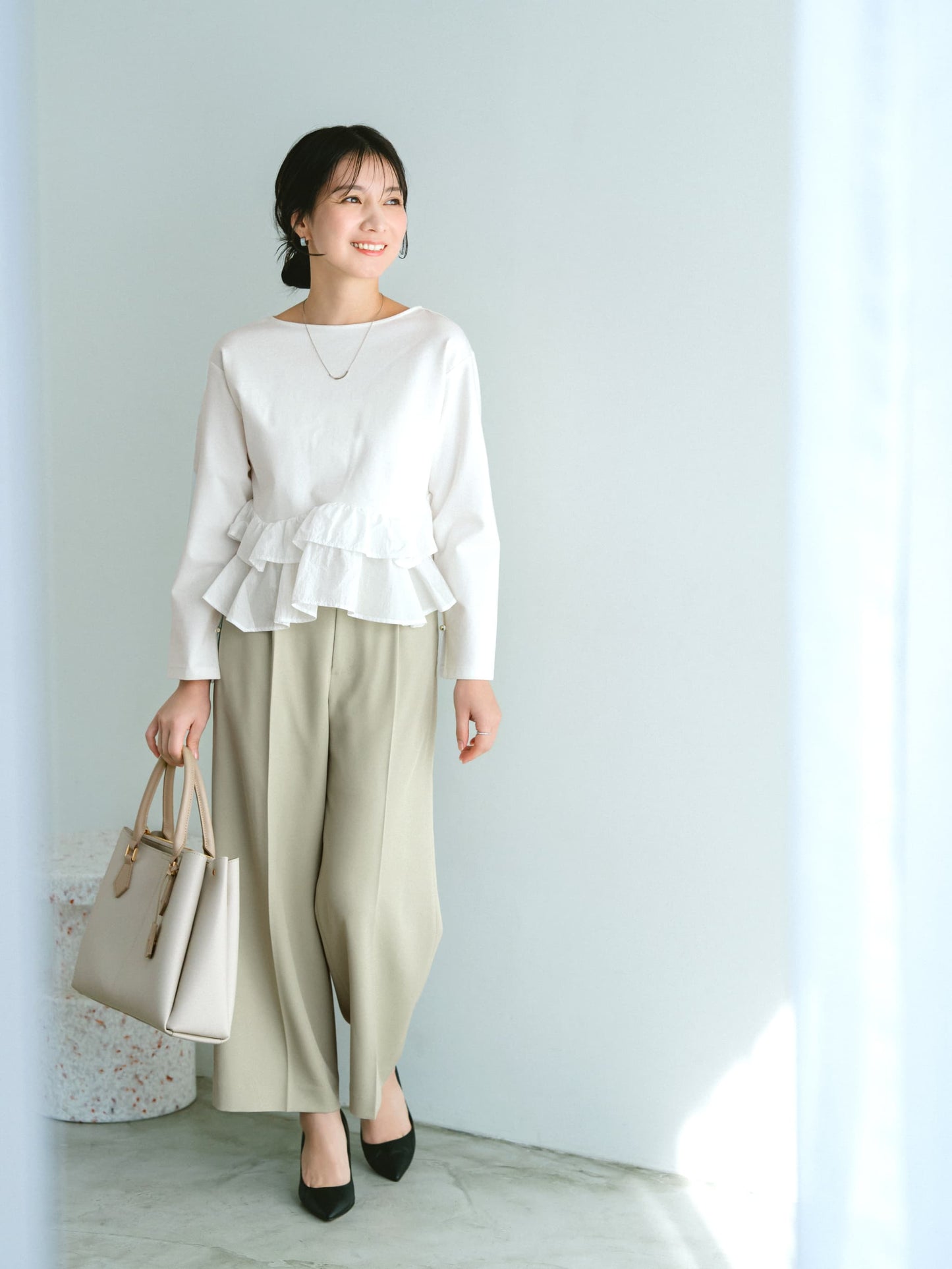 149cm | B:80 W:58 H:86 股下:70 | regular-XS着用