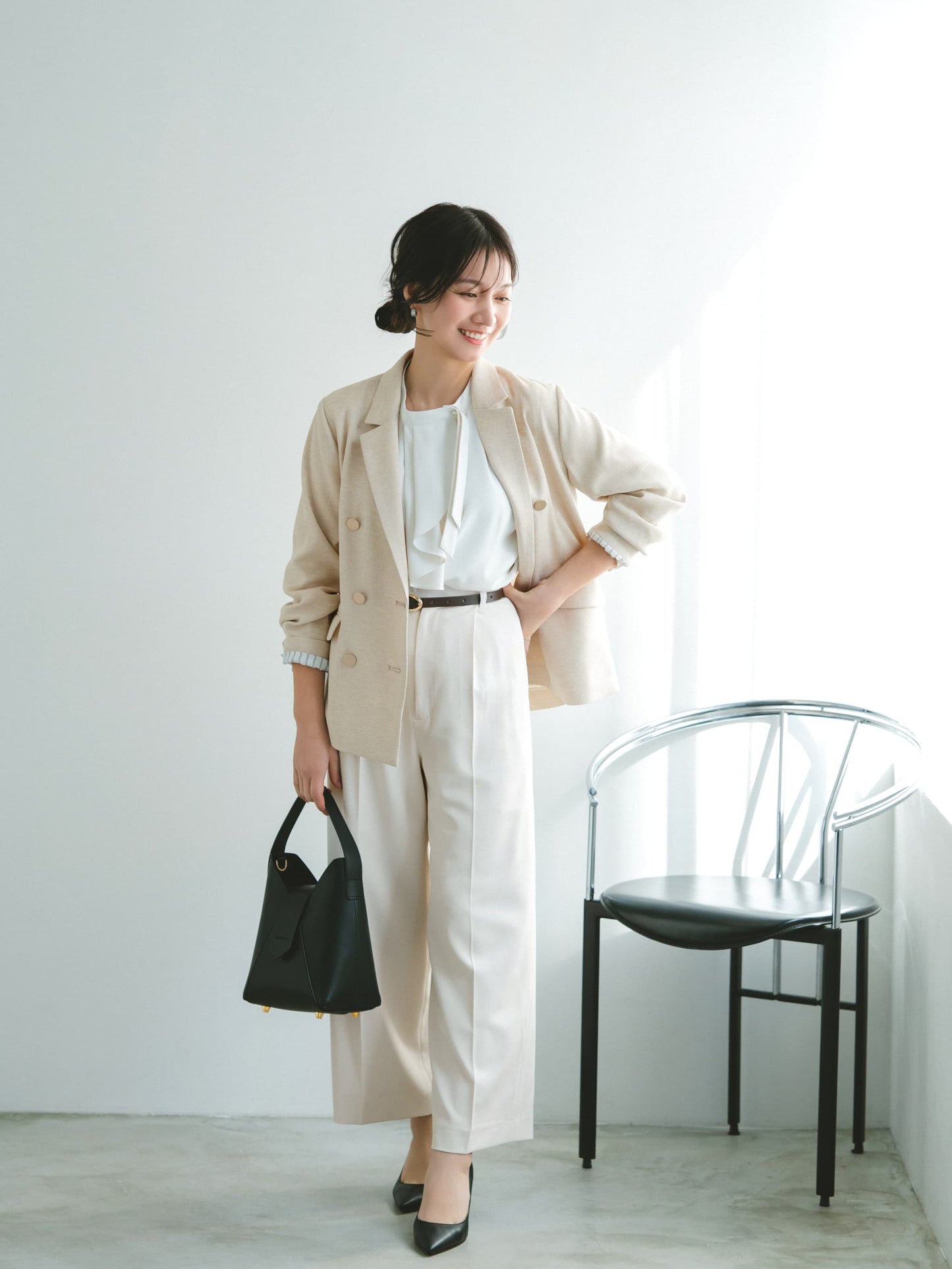 149cm | B:80 W:58 H:86 股下:70 | XS着用