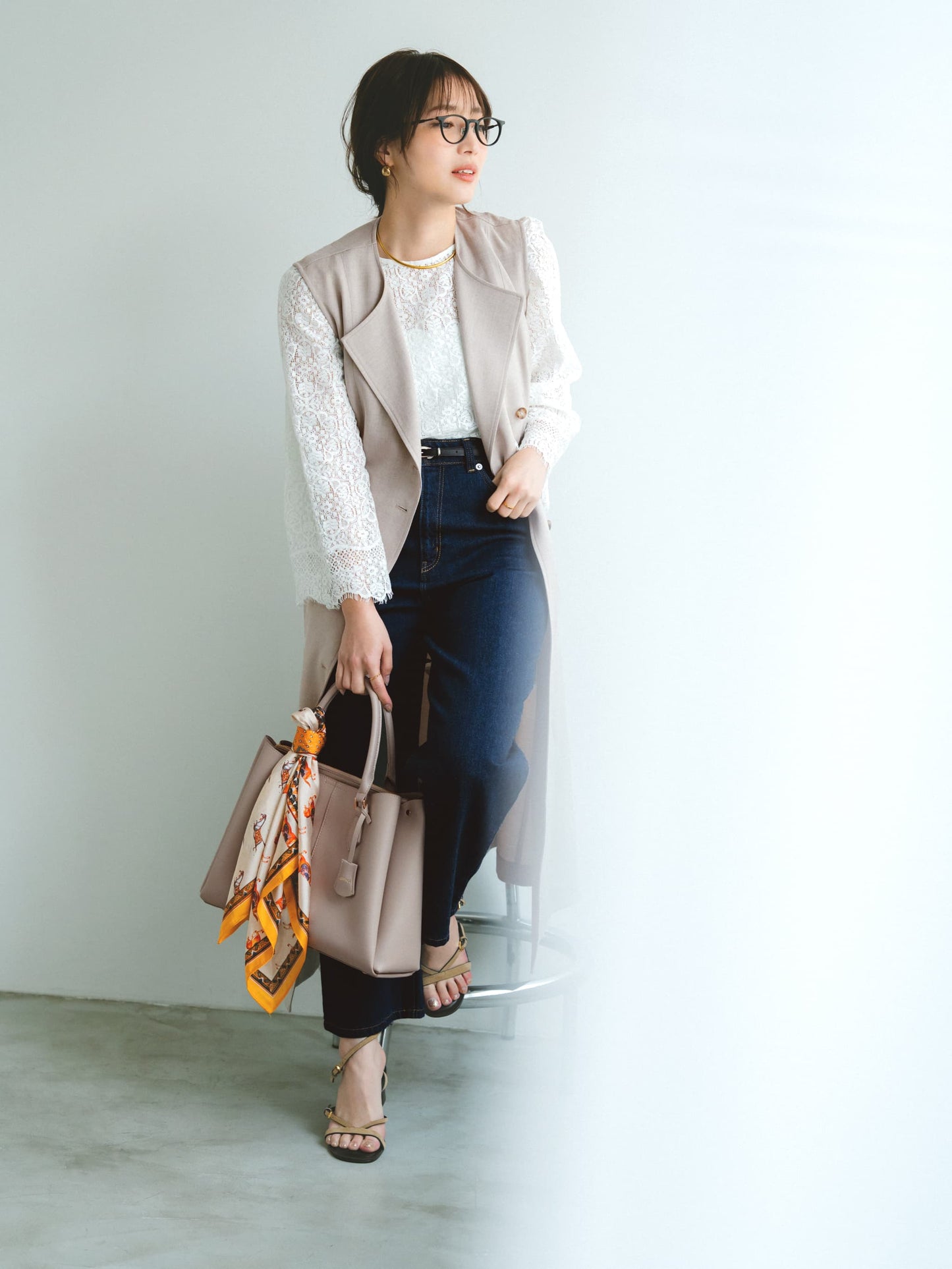 152cm | B:78 W:62 H:86 股下:71 | regular着用