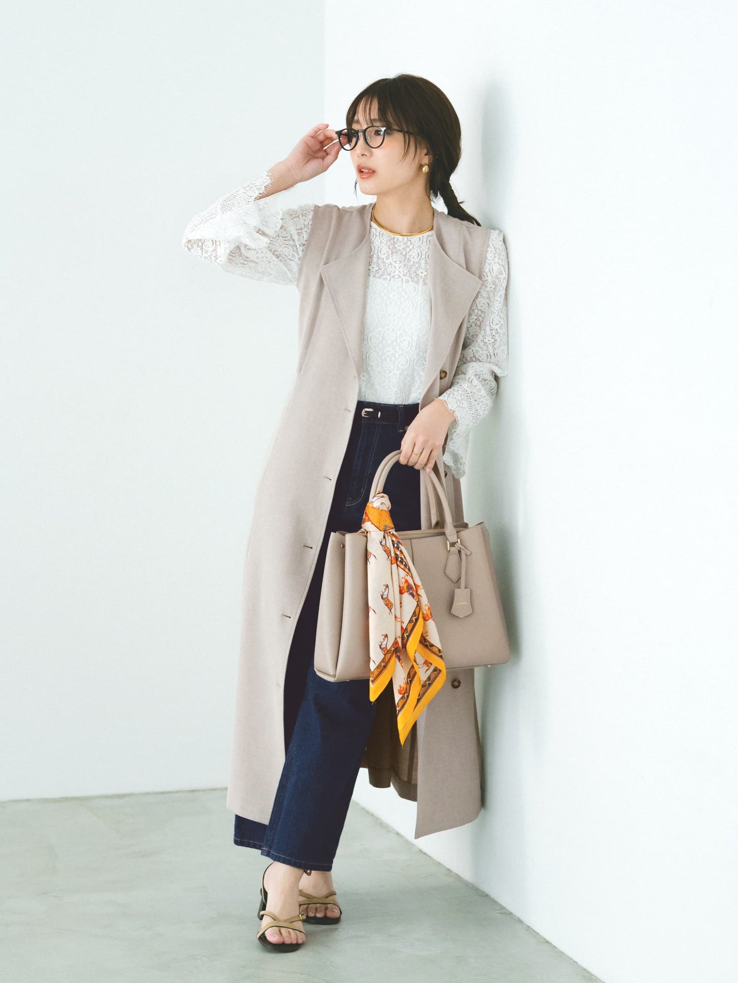 トリアセリネンライクジレワンピース-short & regular　[通常]