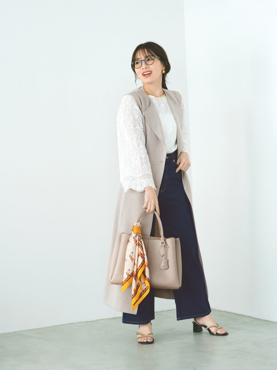 【VISコラボ】【軽量】チャーム付き2wayトート　[通常]