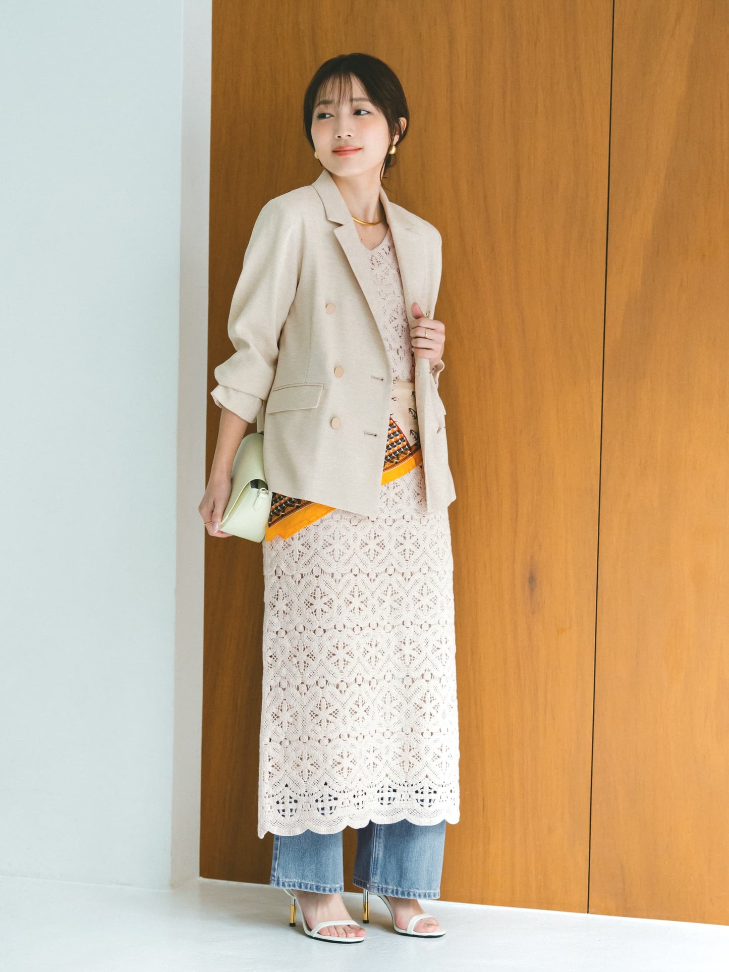 2wayクロシェワンピース-short & regular　[通常]