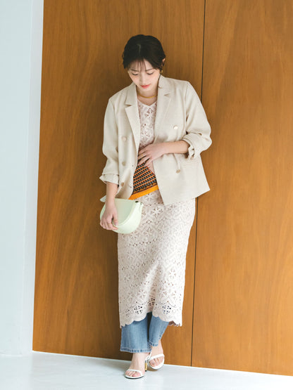 2wayクロシェワンピース-short & regular　[通常]