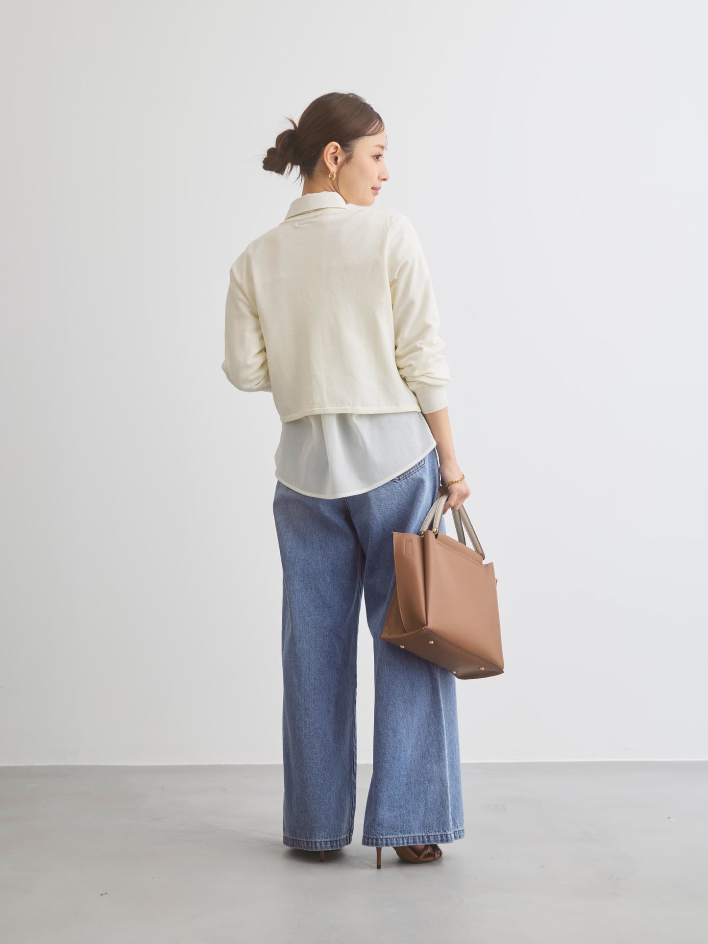 COHINA DENIM フレアワイド-short & regular　[通常]