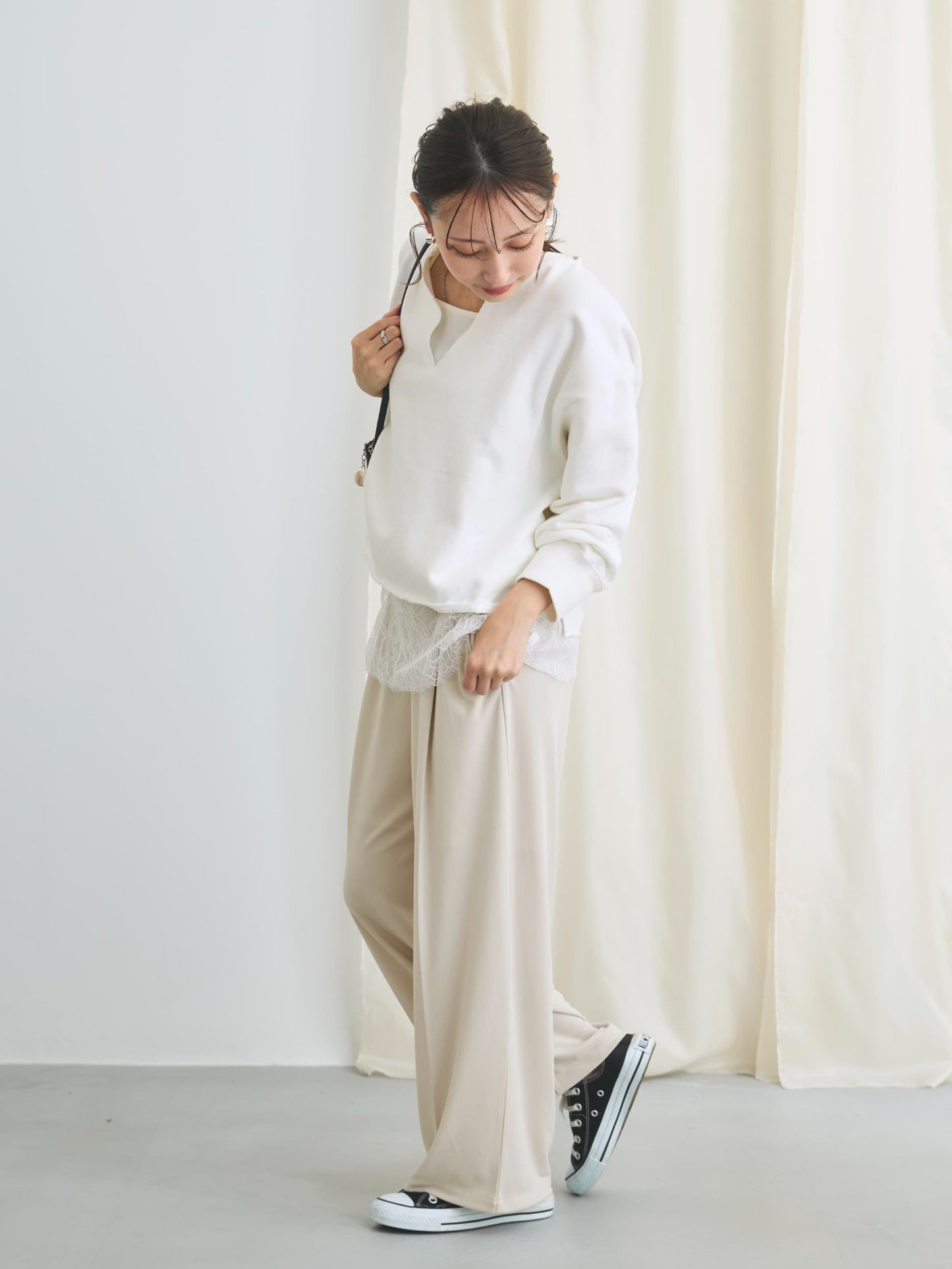 【UVカット/ウォッシャブル/防シワ】リラクシータックパンツ-short & regular　[通常]