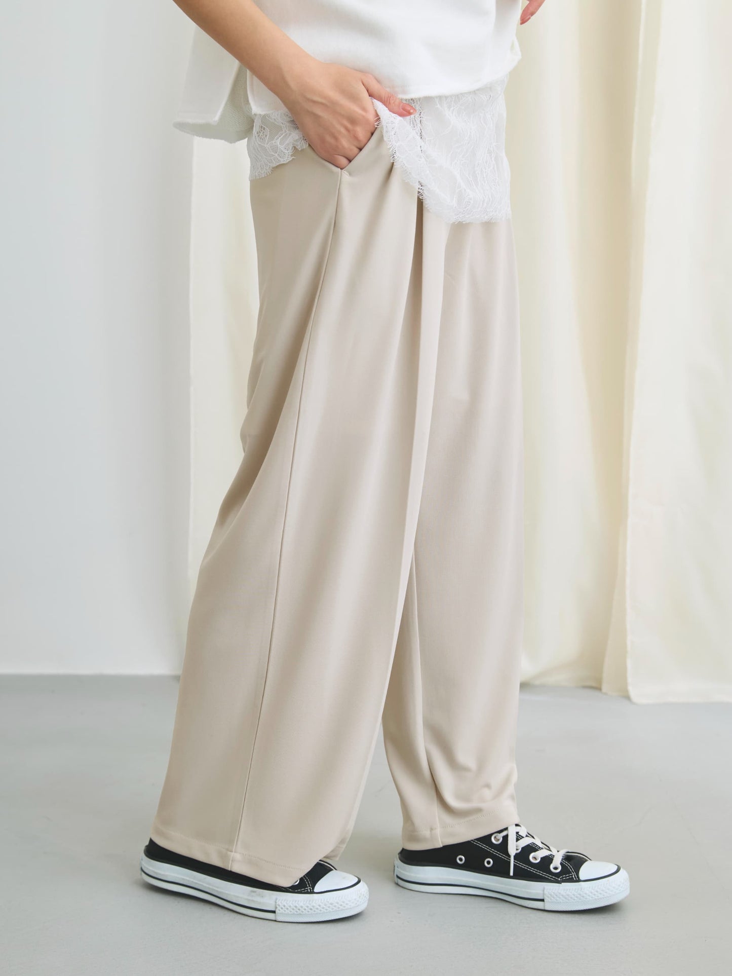 149cm | B:77 W:60 H:83 股下:68.5 | regular着用